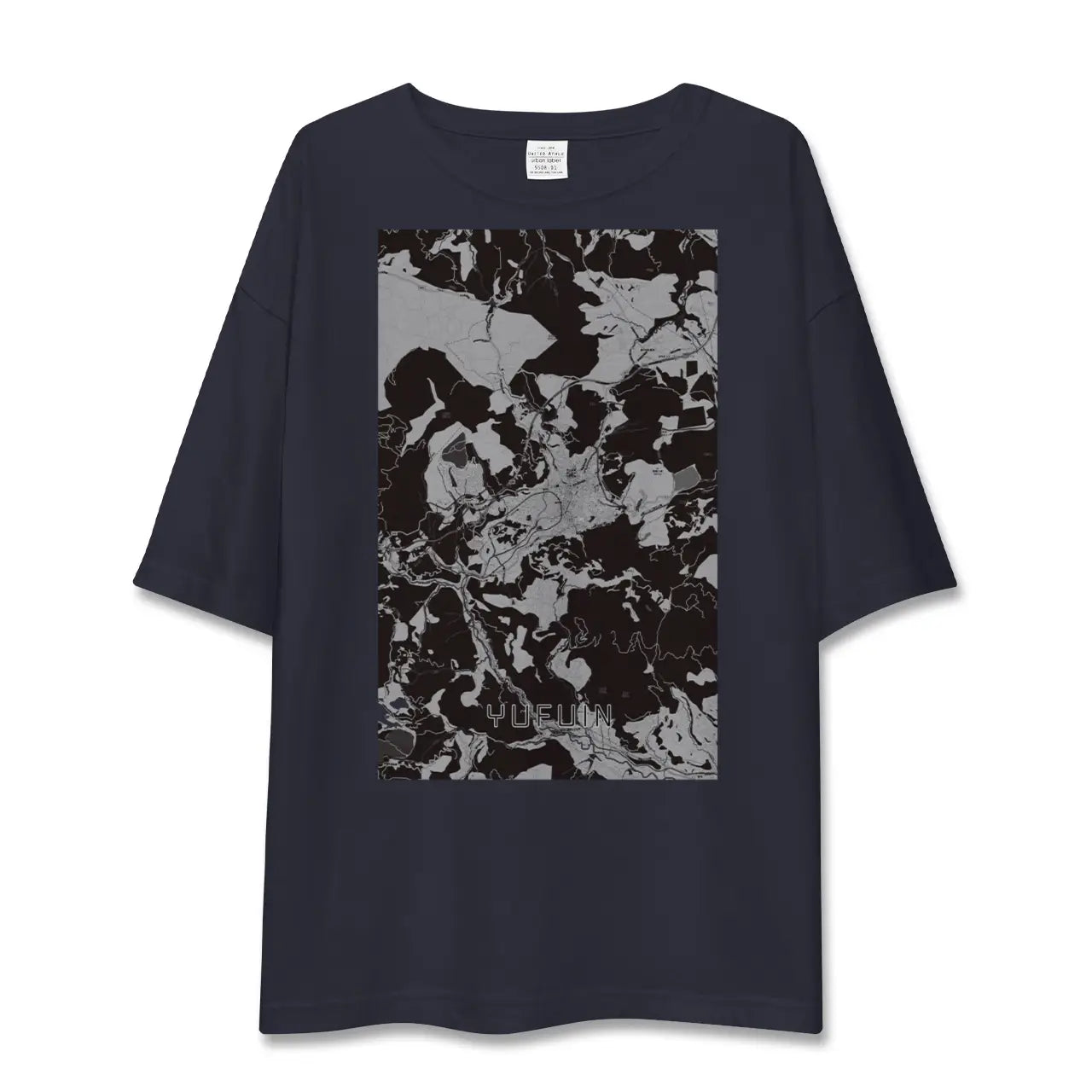 【湯布院(大分県)】地図柄ビッグシルエットTシャツ