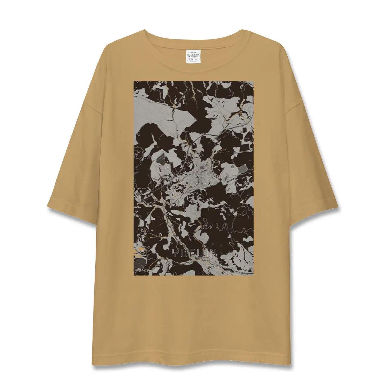 【湯布院(大分県)】地図柄ビッグシルエットTシャツ
