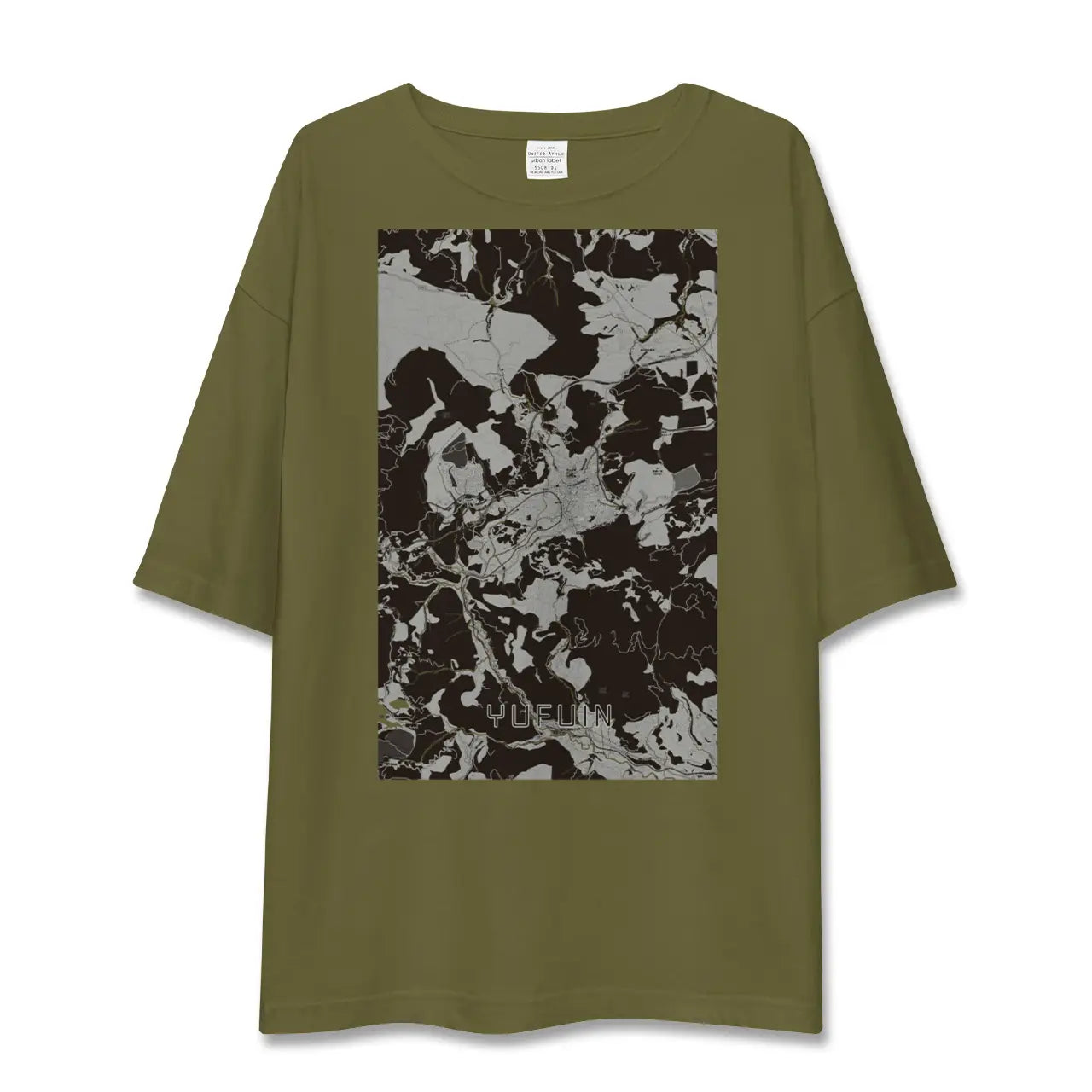 【湯布院(大分県)】地図柄ビッグシルエットTシャツ