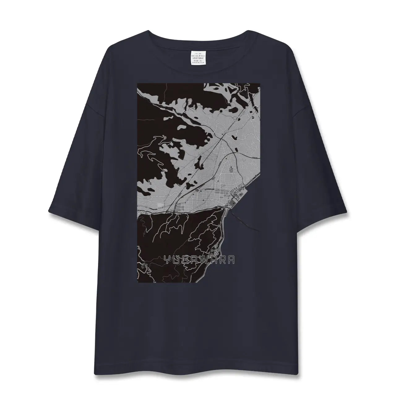 【湯河原(神奈川県)】地図柄ビッグシルエットTシャツ
