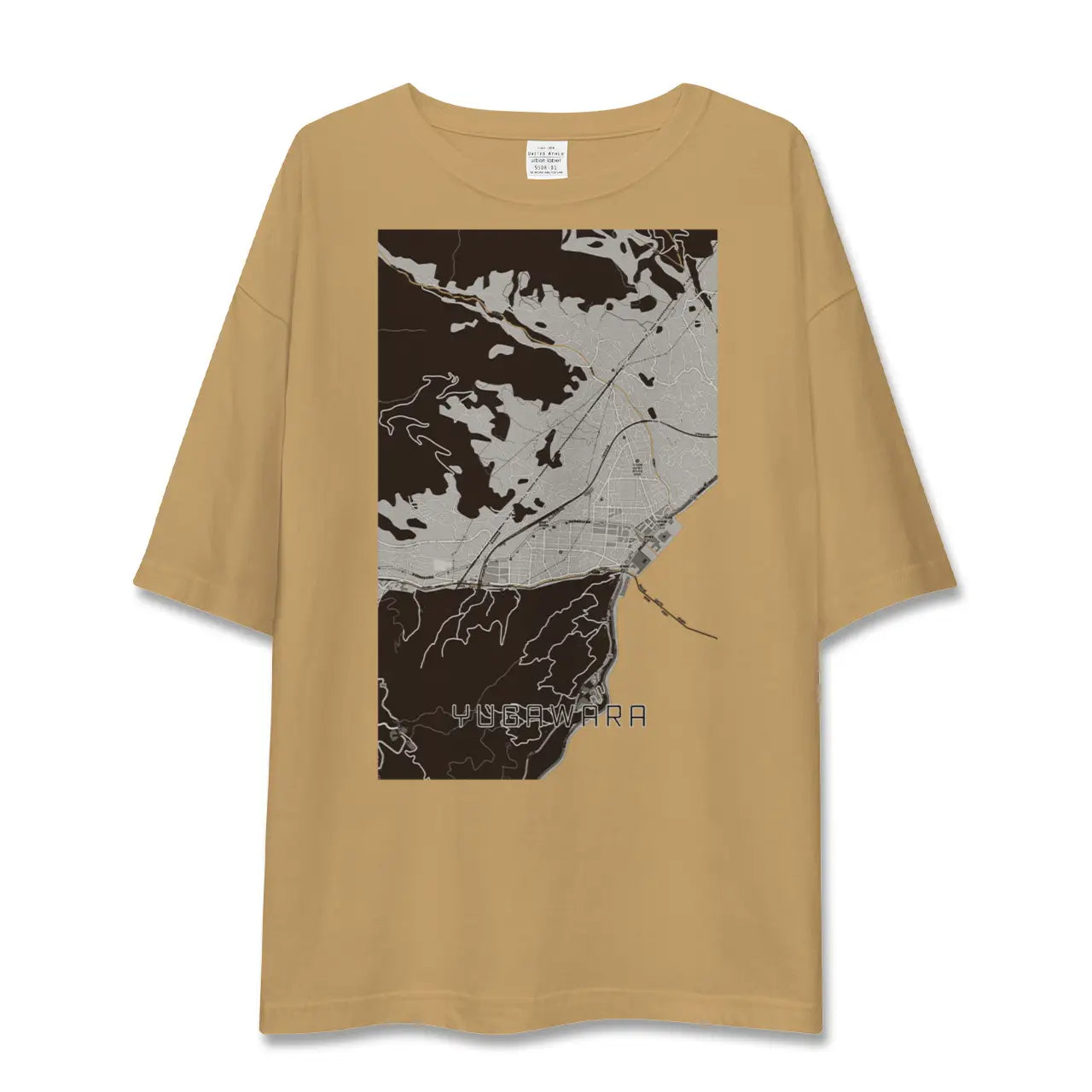 【湯河原(神奈川県)】地図柄ビッグシルエットTシャツ