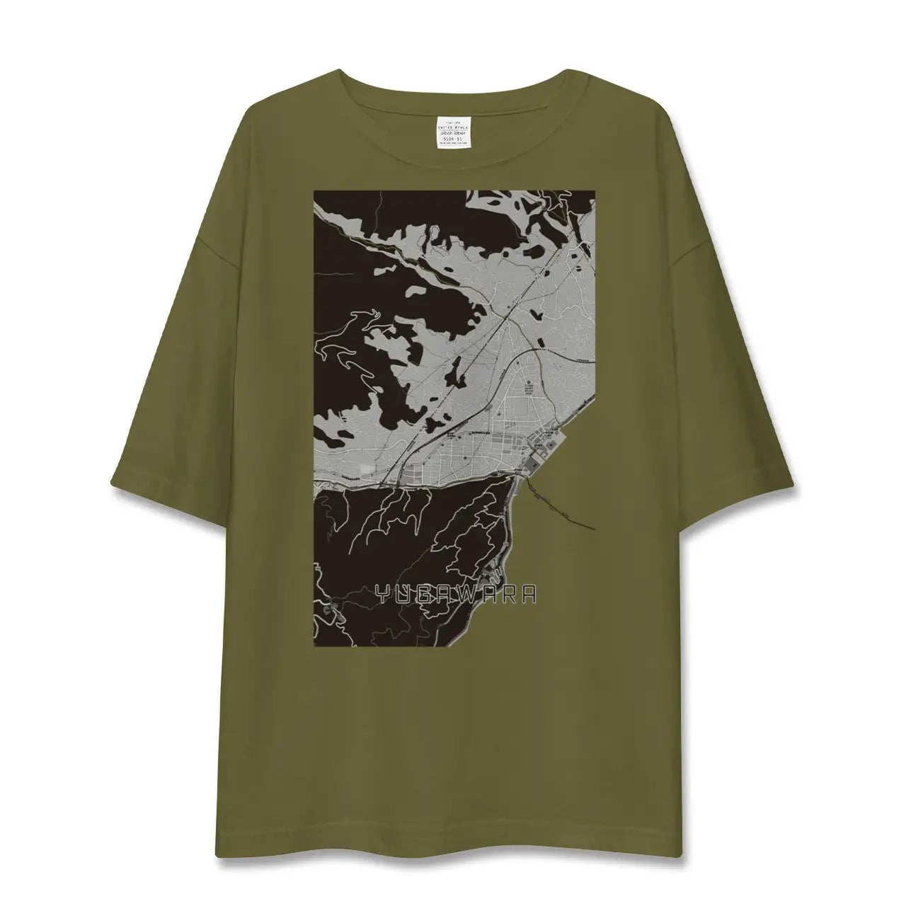 【湯河原(神奈川県)】地図柄ビッグシルエットTシャツ