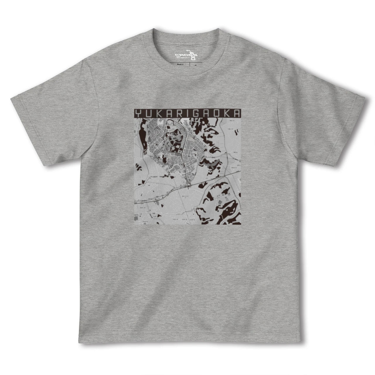 【ユーカリが丘(千葉県)】地図柄ヘビーウェイトTシャツ
