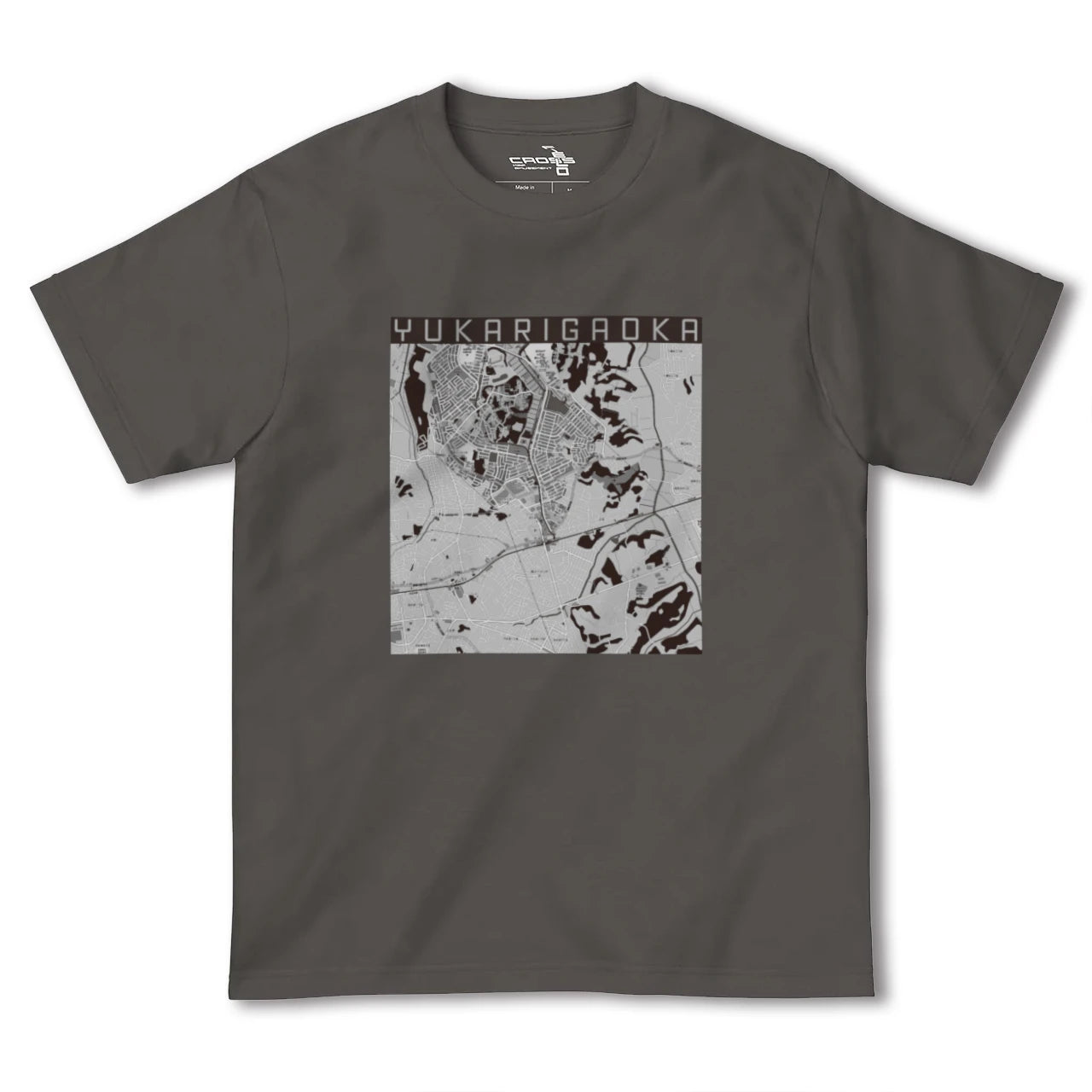 【ユーカリが丘(千葉県)】地図柄ヘビーウェイトTシャツ