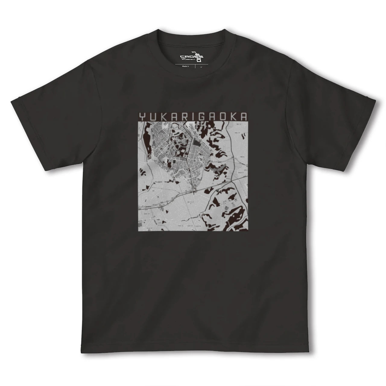 【ユーカリが丘(千葉県)】地図柄ヘビーウェイトTシャツ