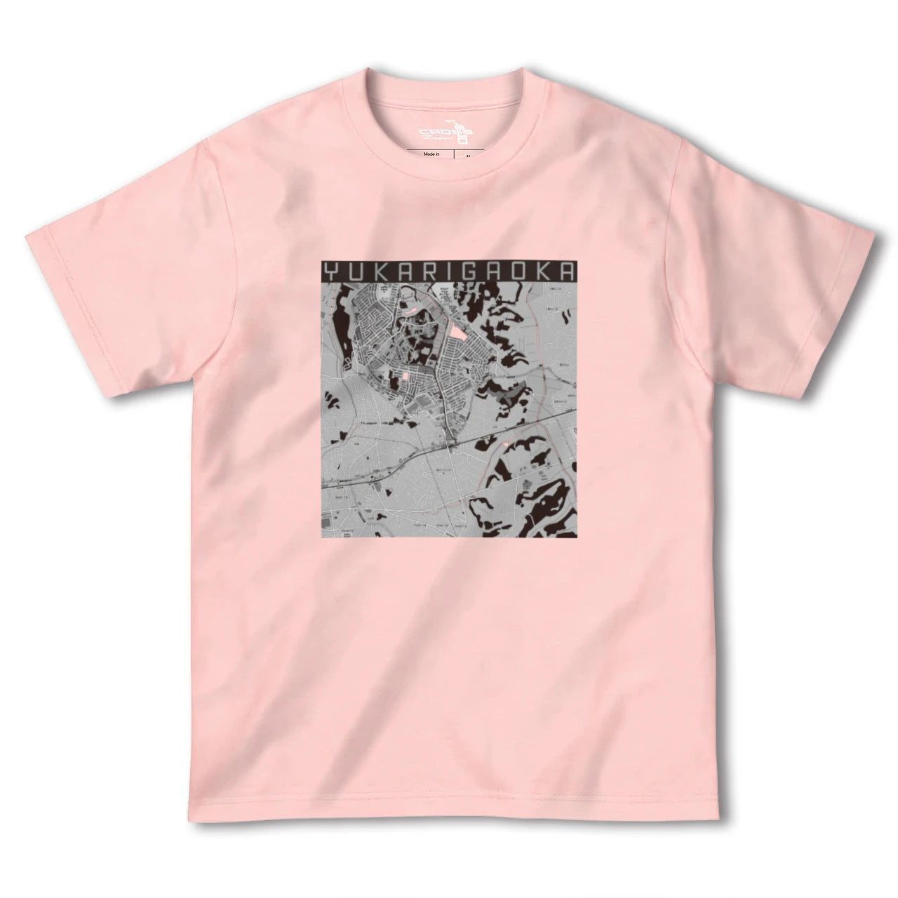 【ユーカリが丘(千葉県)】地図柄ヘビーウェイトTシャツ
