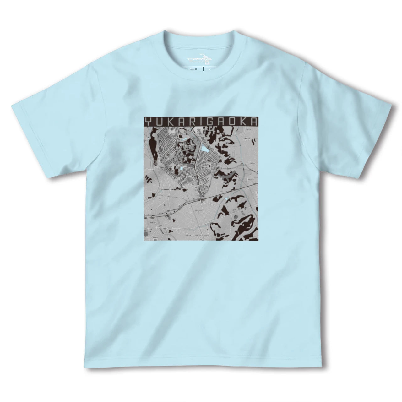 【ユーカリが丘(千葉県)】地図柄ヘビーウェイトTシャツ