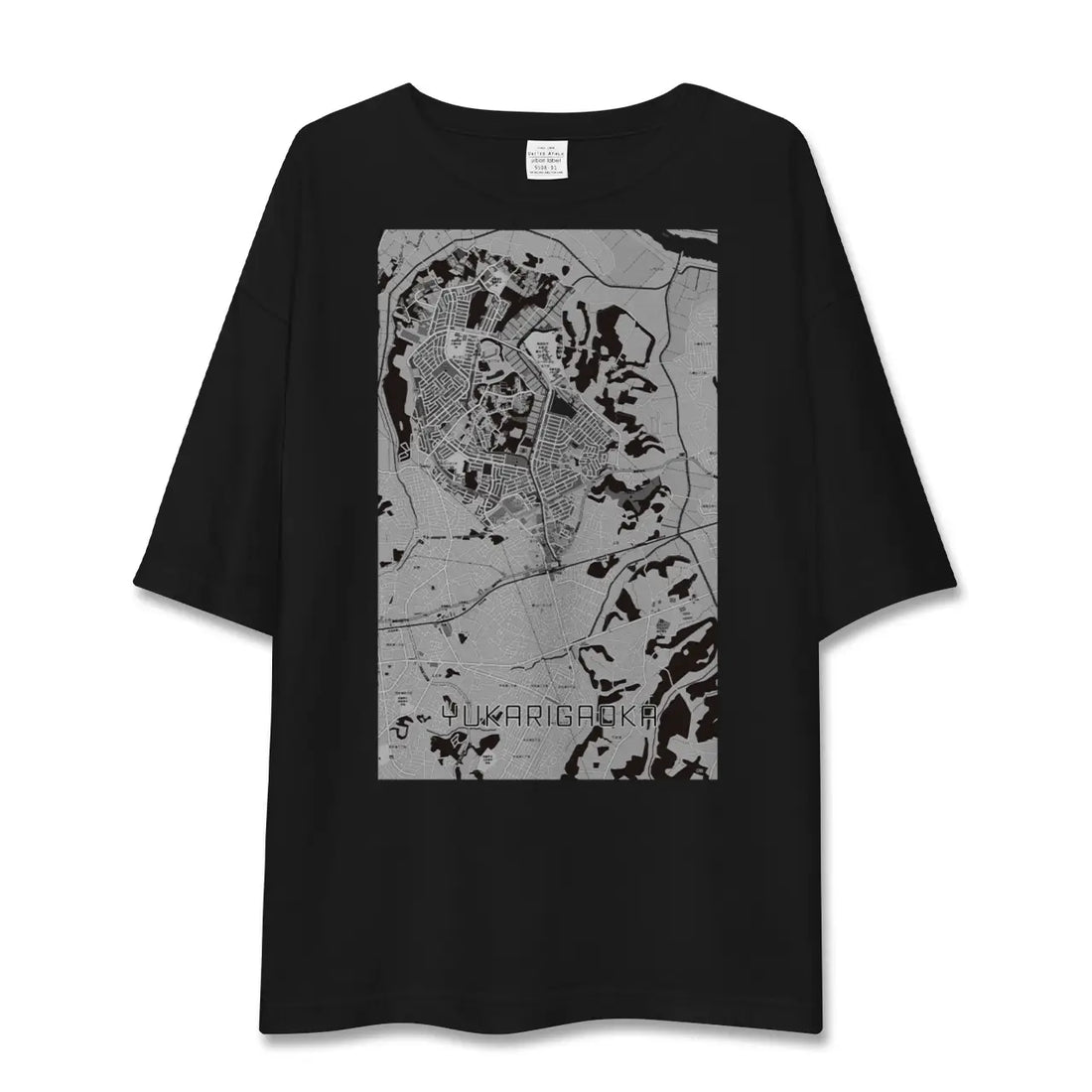 【ユーカリが丘(千葉県)】地図柄ビッグシルエットTシャツ