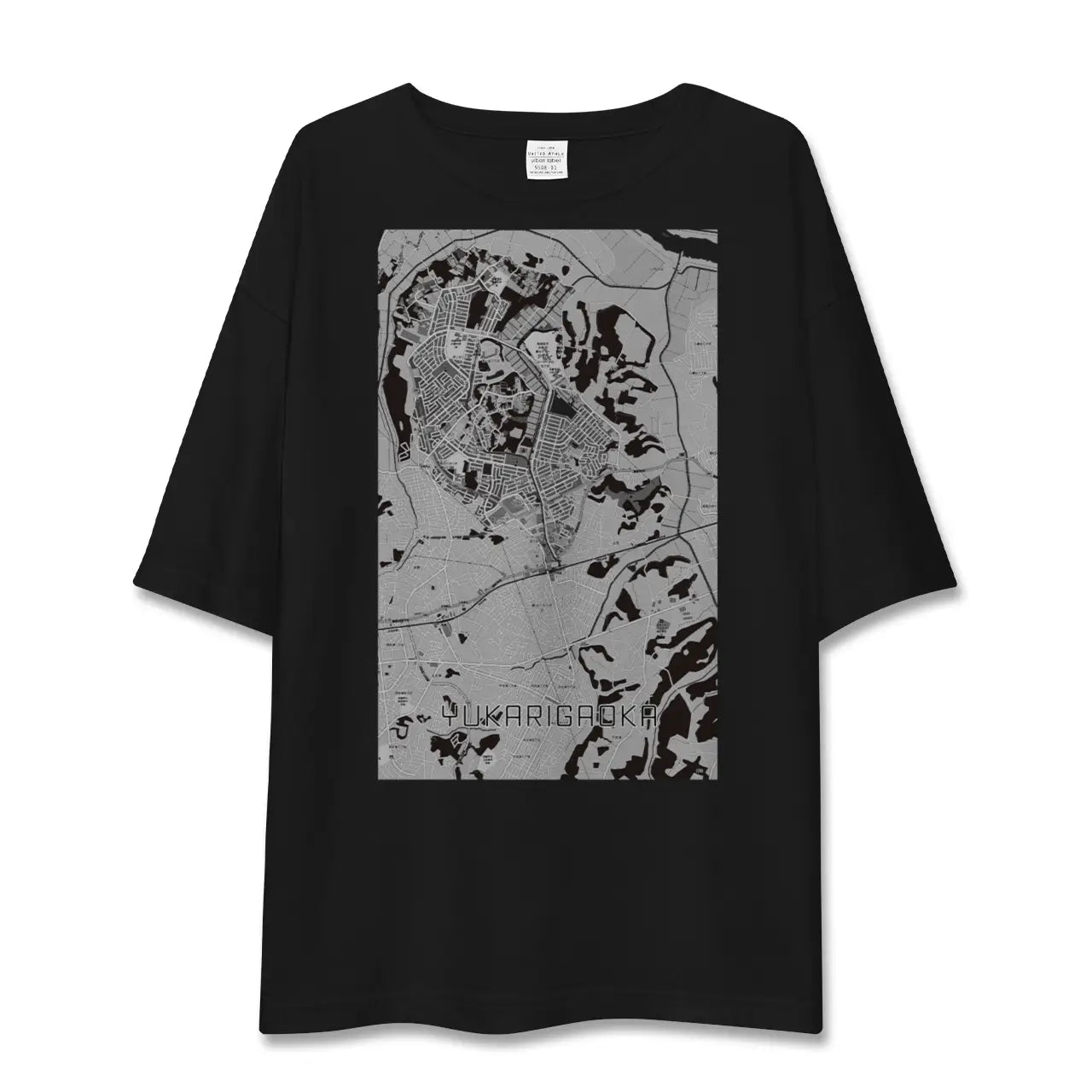 【ユーカリが丘(千葉県)】地図柄ビッグシルエットTシャツ