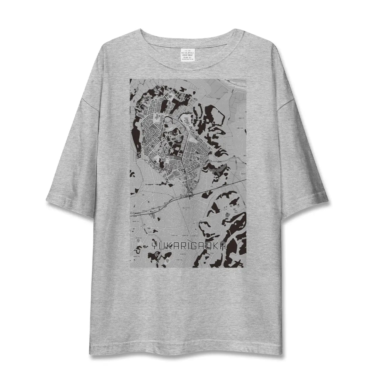 【ユーカリが丘(千葉県)】地図柄ビッグシルエットTシャツ