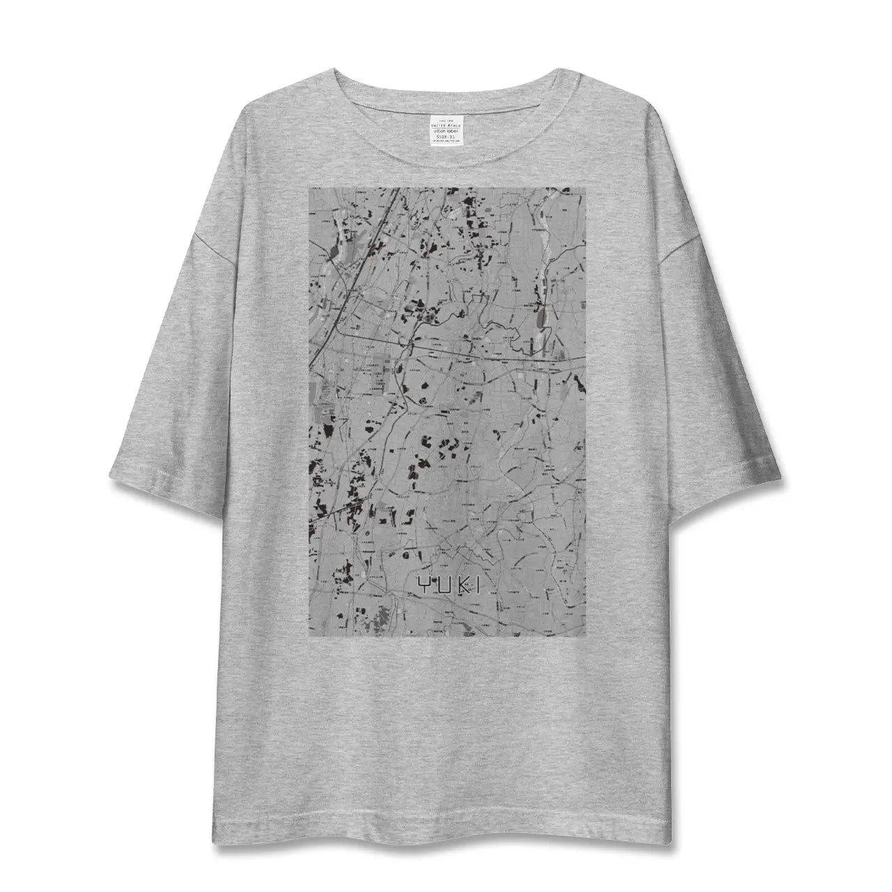 【結城(茨城県)】地図柄ビッグシルエットTシャツ