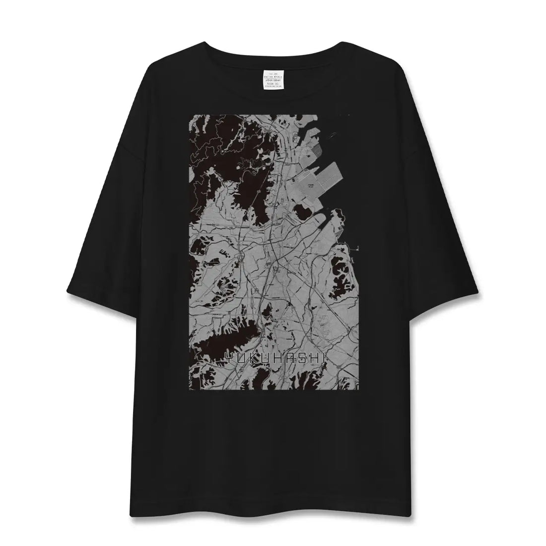 【行橋(福岡県)】地図柄ビッグシルエットTシャツ