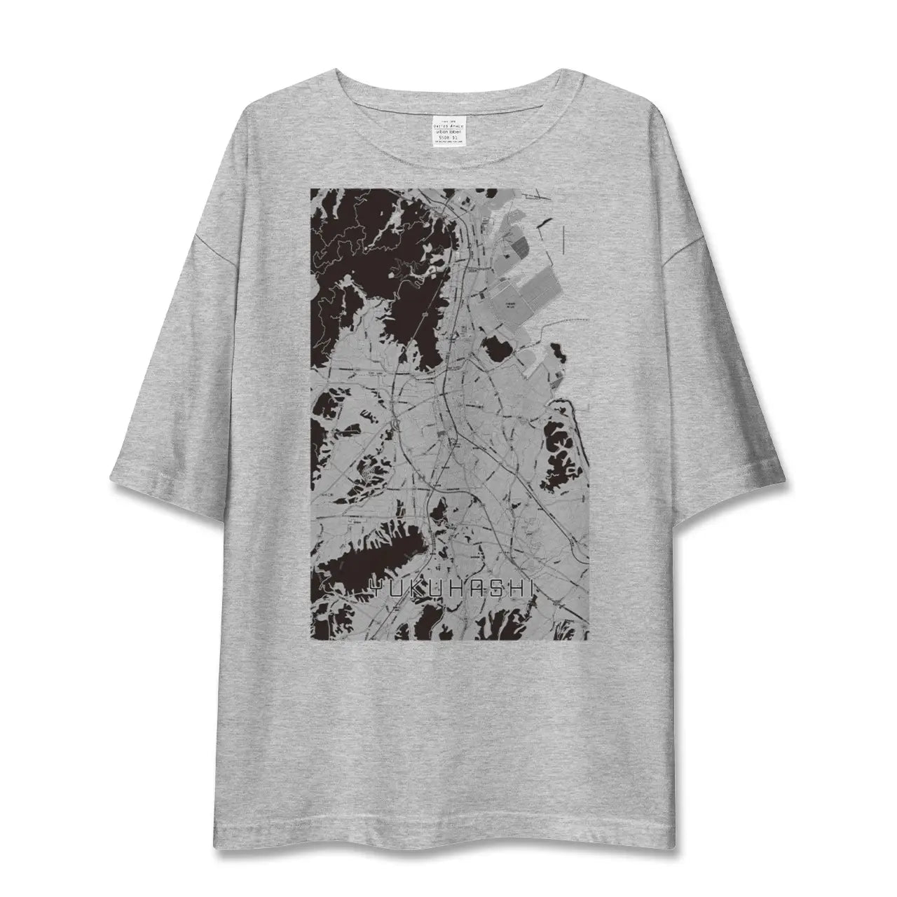 【行橋(福岡県)】地図柄ビッグシルエットTシャツ