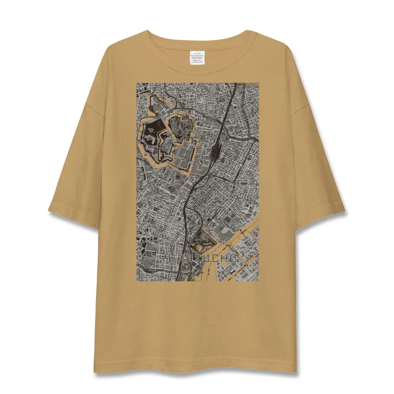 【有楽町(東京都)】地図柄ビッグシルエットTシャツ