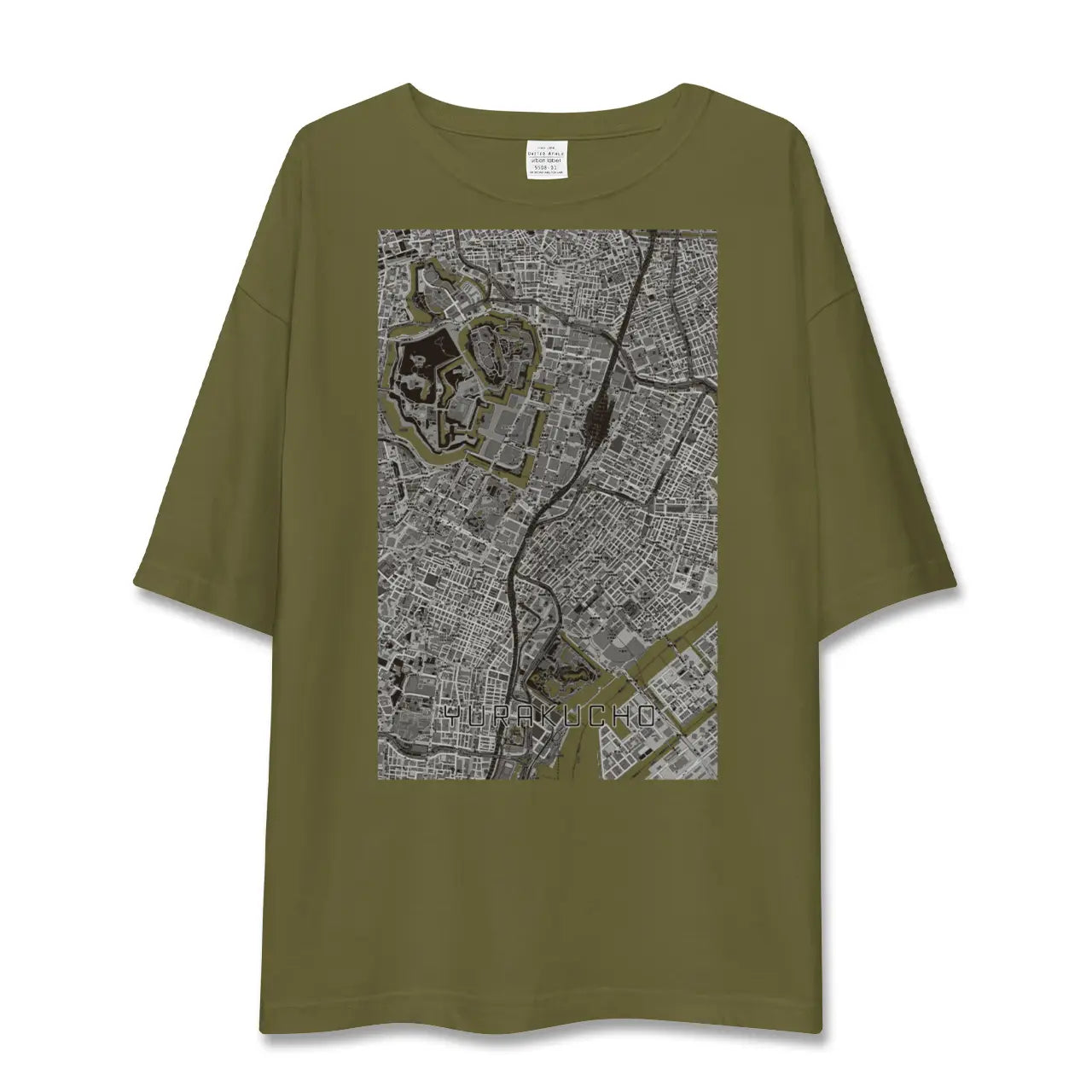 【有楽町(東京都)】地図柄ビッグシルエットTシャツ