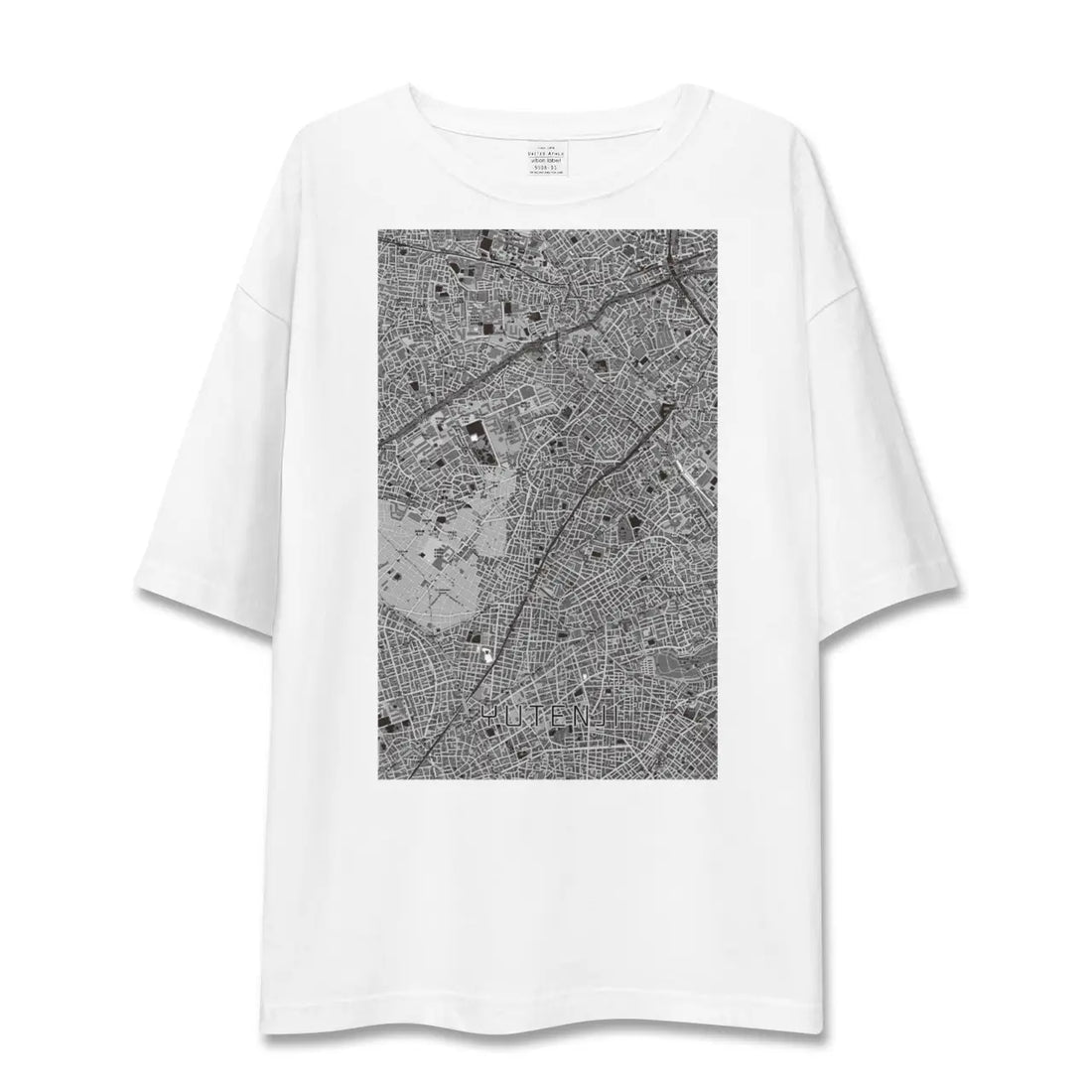 【祐天寺(東京都)】地図柄ビッグシルエットTシャツ