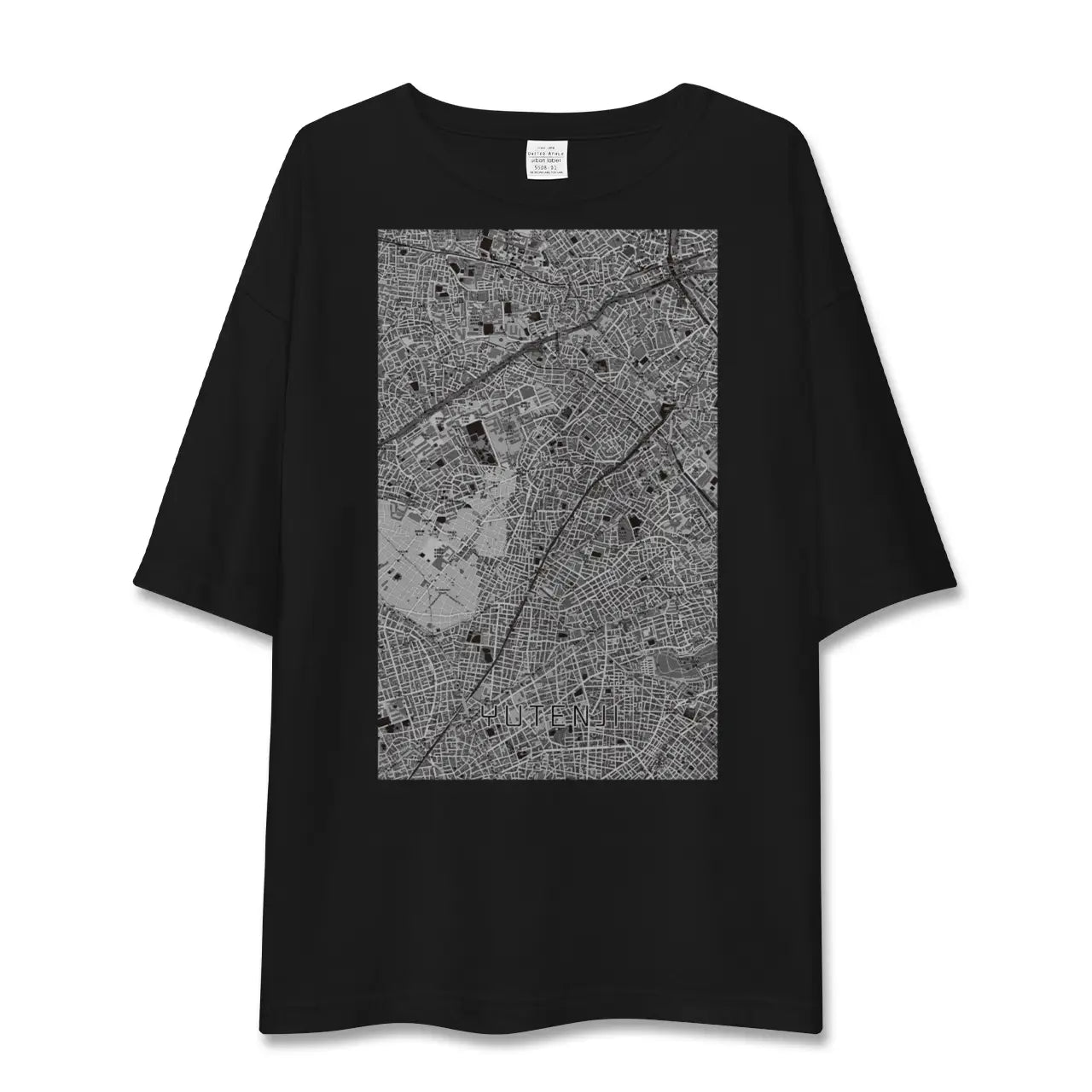 【祐天寺(東京都)】地図柄ビッグシルエットTシャツ