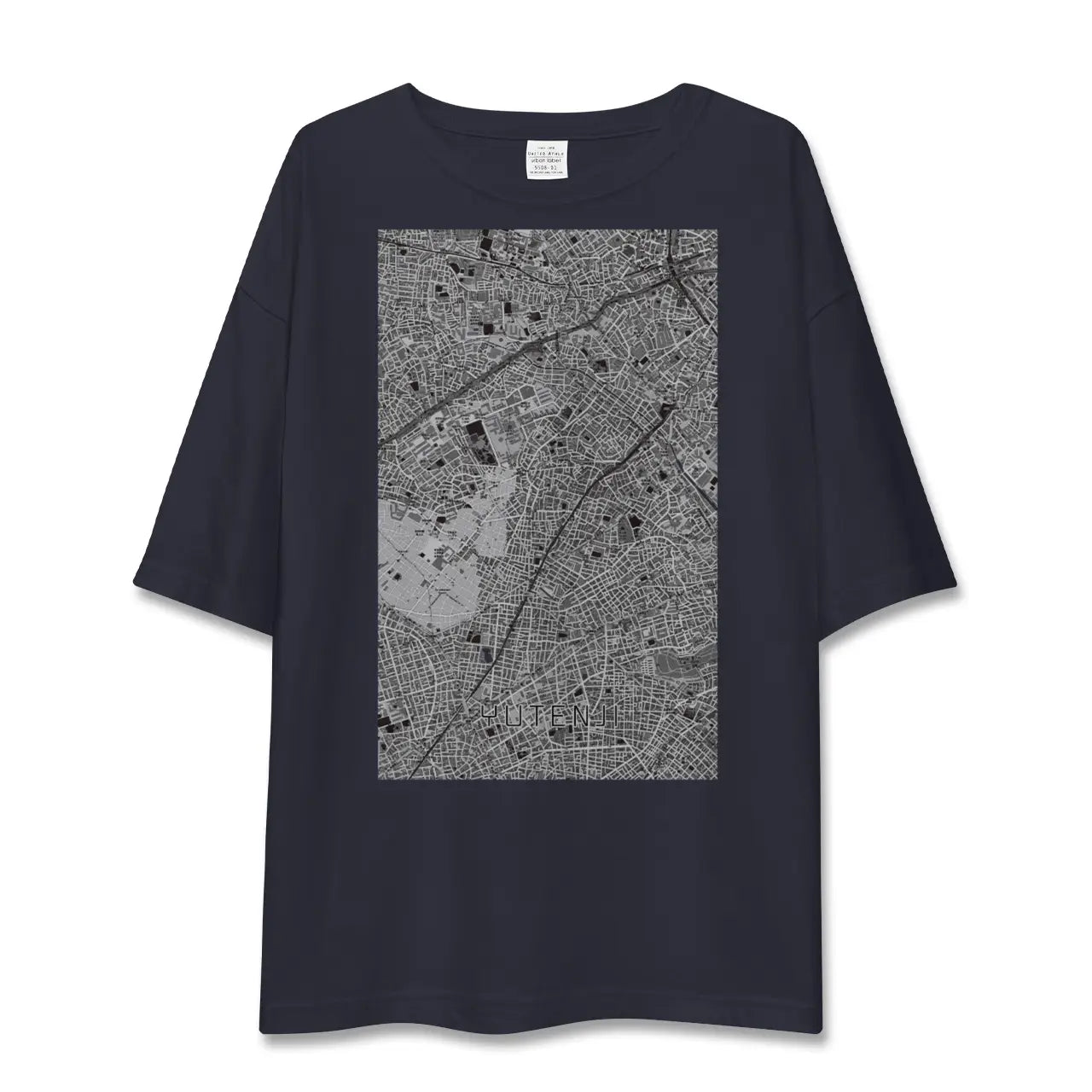 【祐天寺(東京都)】地図柄ビッグシルエットTシャツ