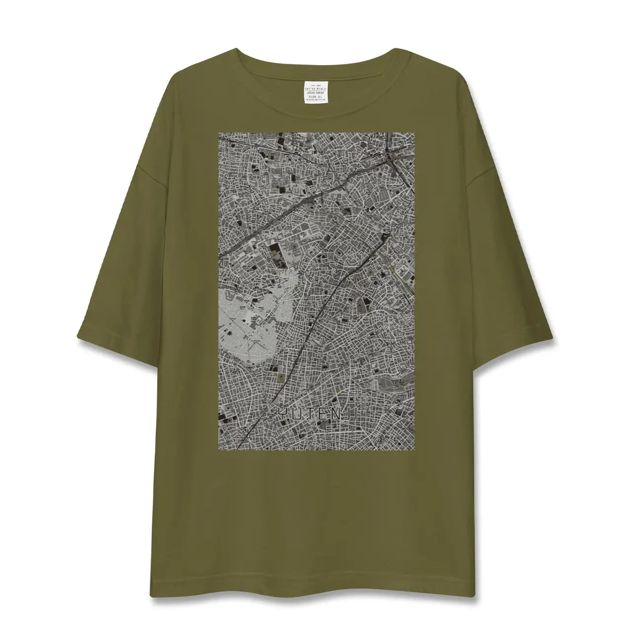 【祐天寺(東京都)】地図柄ビッグシルエットTシャツ