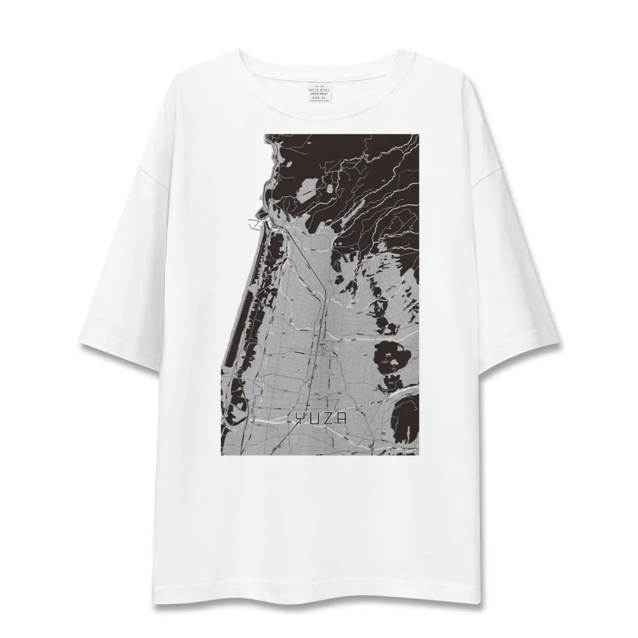 【遊佐(山形県)】地図柄ビッグシルエットTシャツ