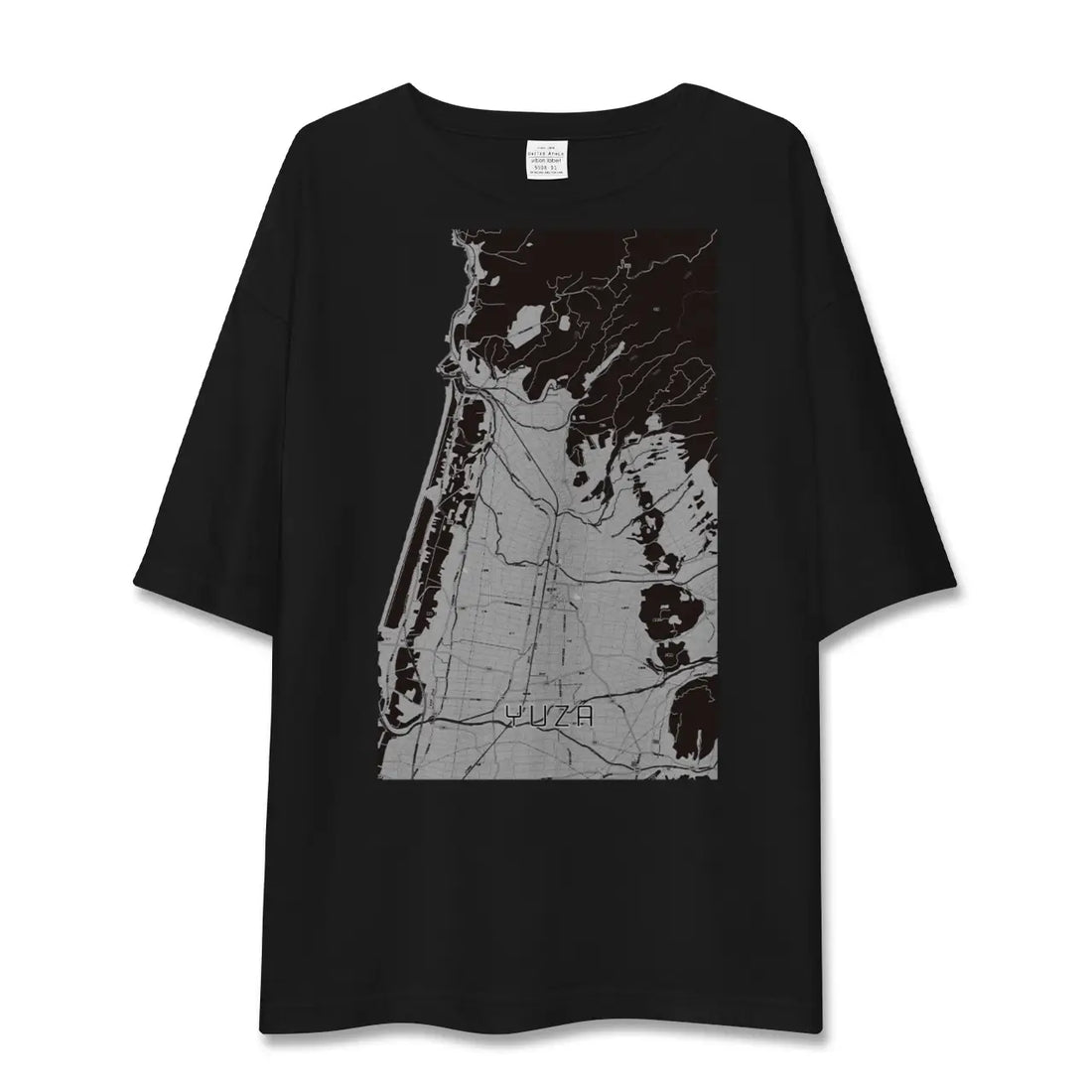 【遊佐(山形県)】地図柄ビッグシルエットTシャツ