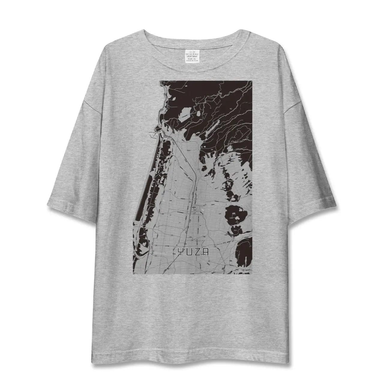 【遊佐(山形県)】地図柄ビッグシルエットTシャツ
