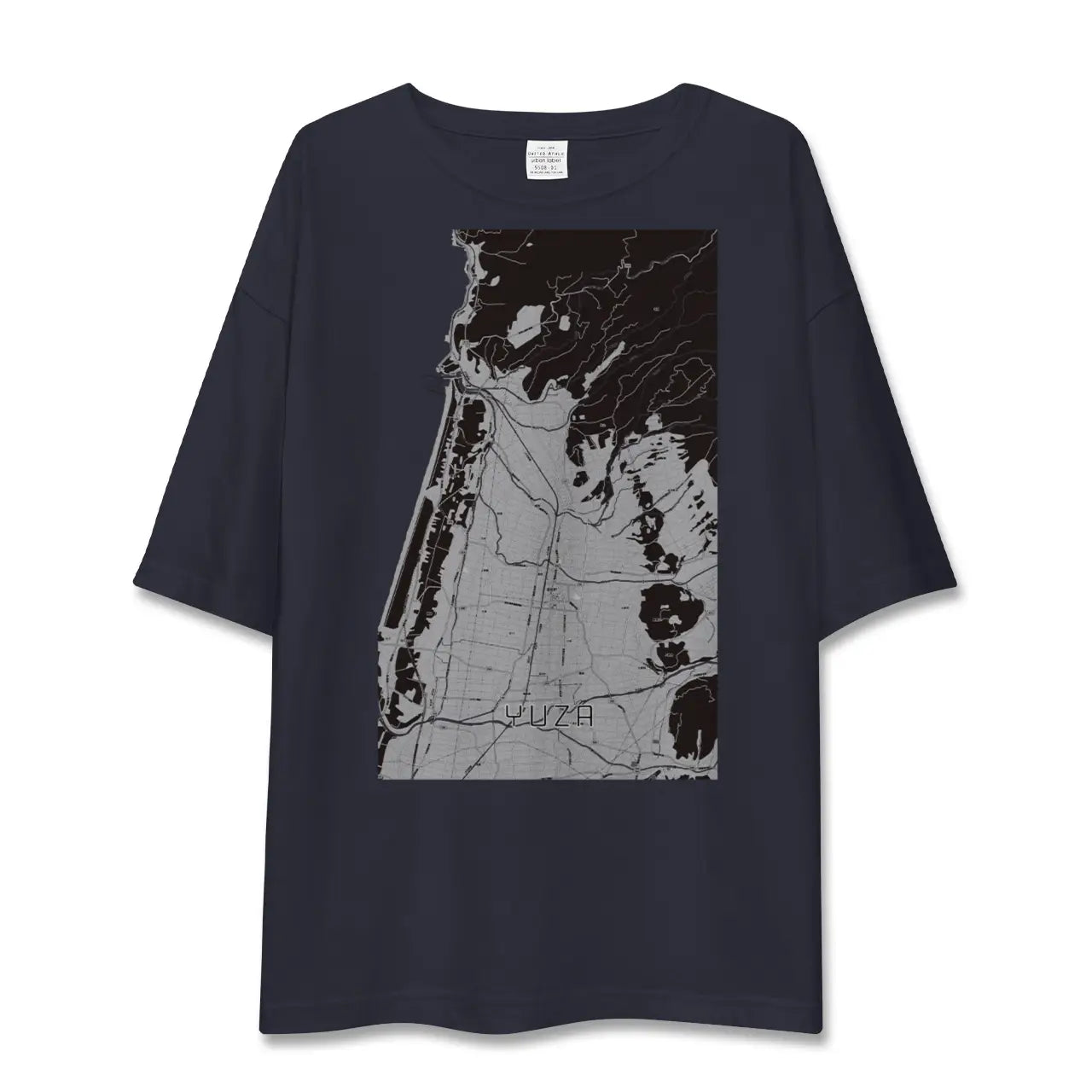 【遊佐(山形県)】地図柄ビッグシルエットTシャツ