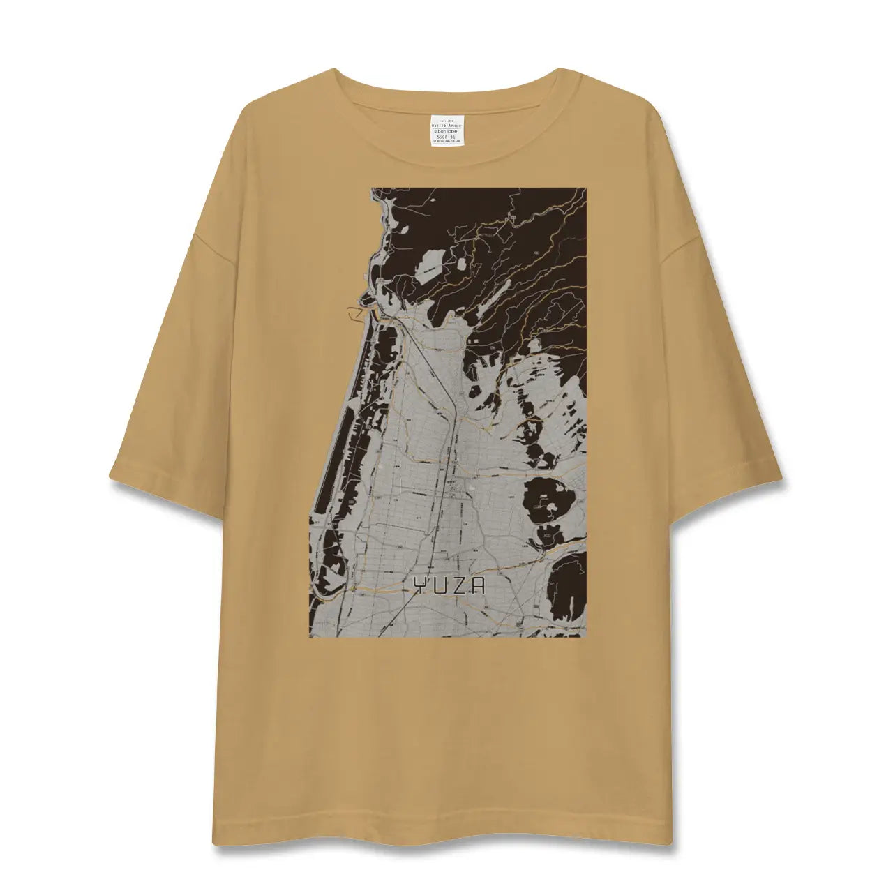 【遊佐(山形県)】地図柄ビッグシルエットTシャツ