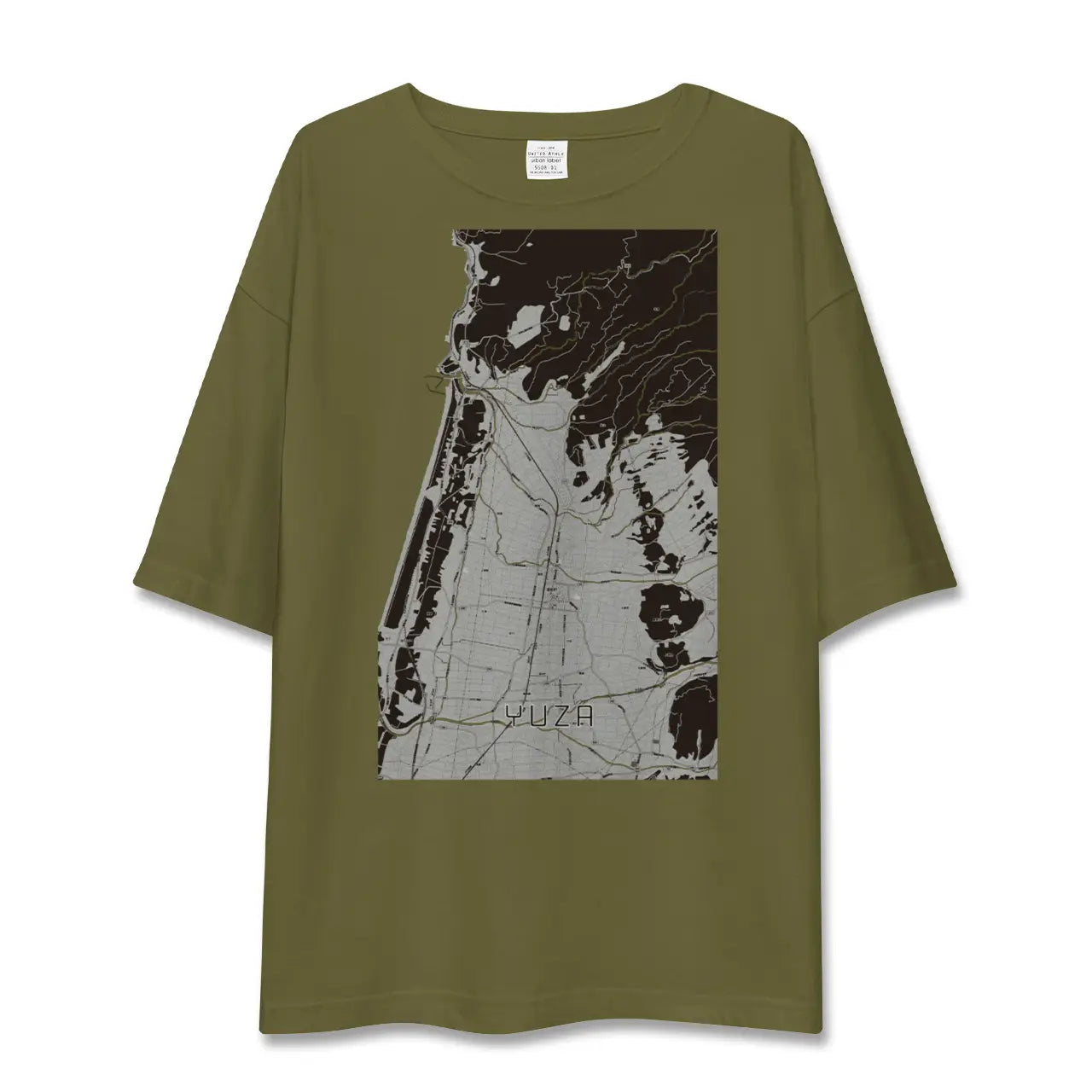 【遊佐(山形県)】地図柄ビッグシルエットTシャツ
