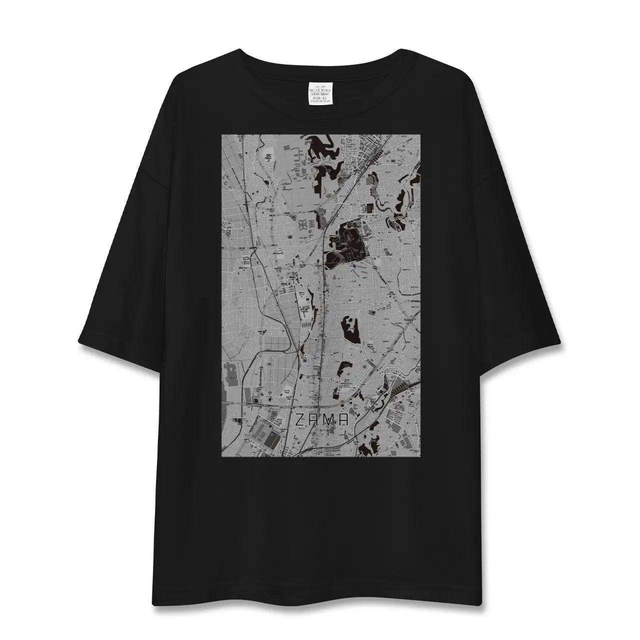 【座間(神奈川県)】地図柄ビッグシルエットTシャツ