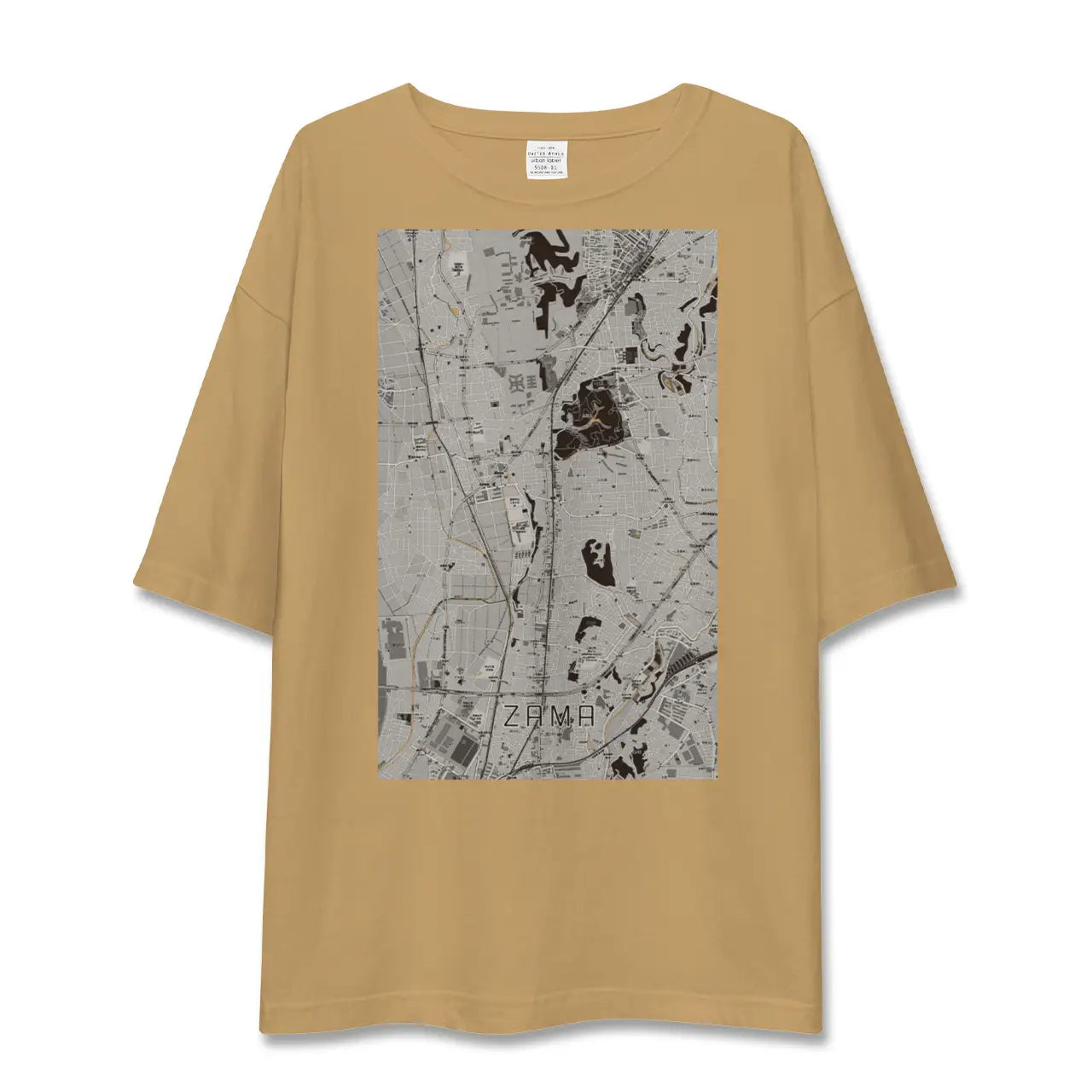 【座間(神奈川県)】地図柄ビッグシルエットTシャツ