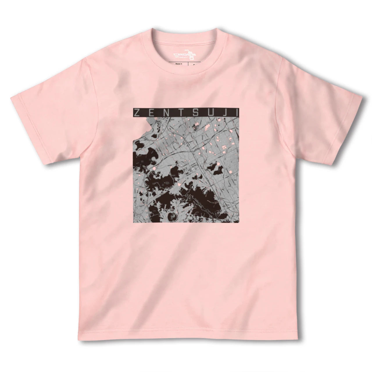 【善通寺(香川県)】地図柄ヘビーウェイトTシャツ