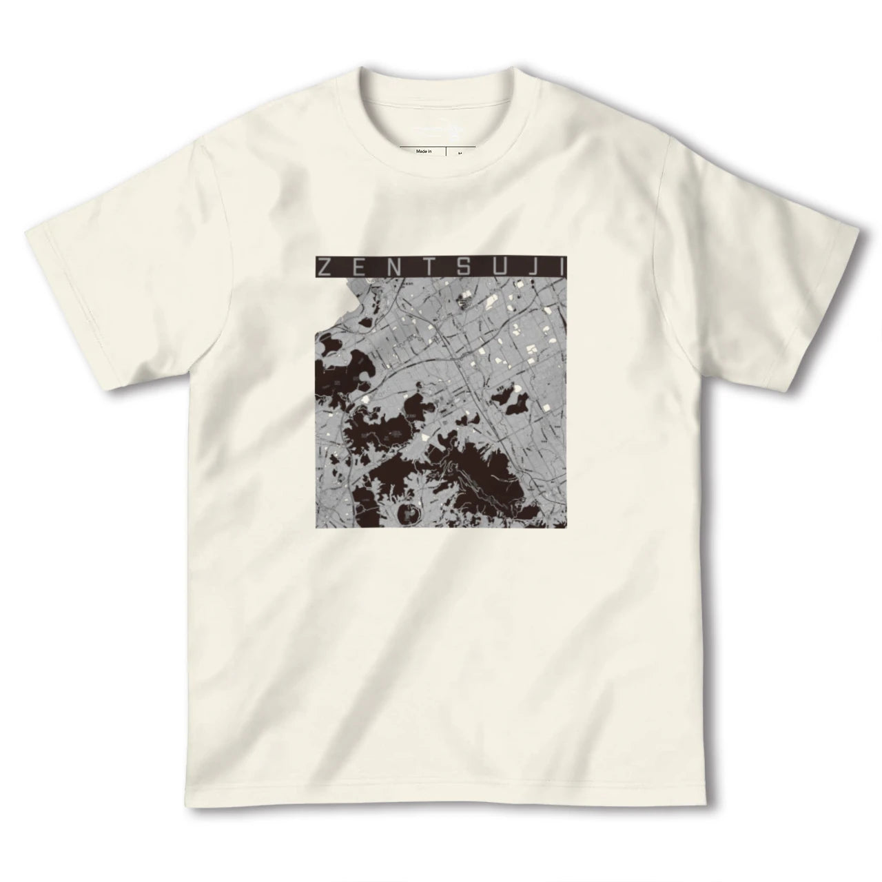 【善通寺(香川県)】地図柄ヘビーウェイトTシャツ