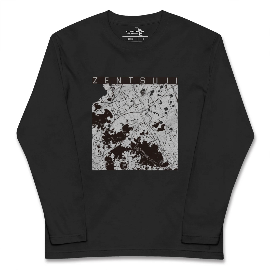 【善通寺(香川県)】地図柄ロングスリーブTシャツ