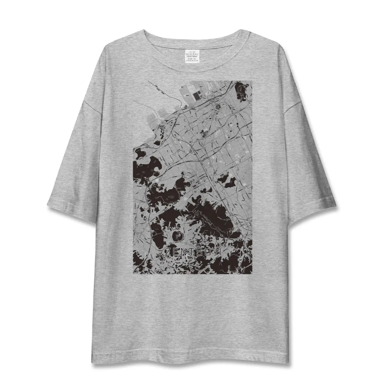 【善通寺(香川県)】地図柄ビッグシルエットTシャツ