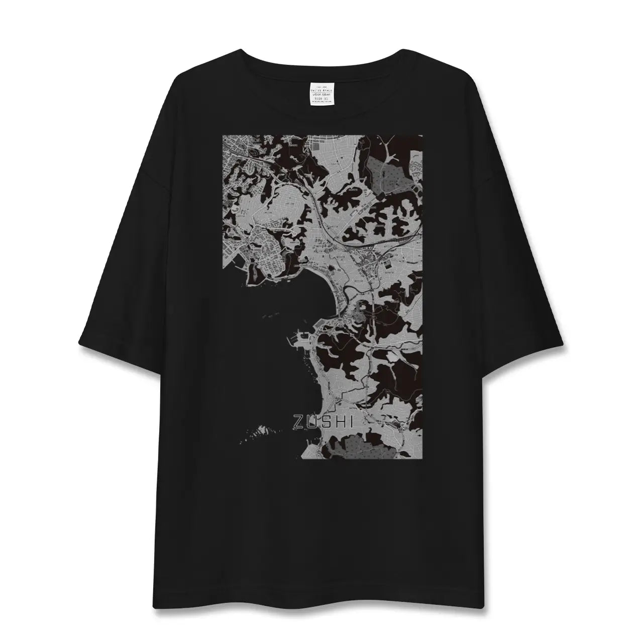 【逗子(神奈川県)】地図柄ビッグシルエットTシャツ