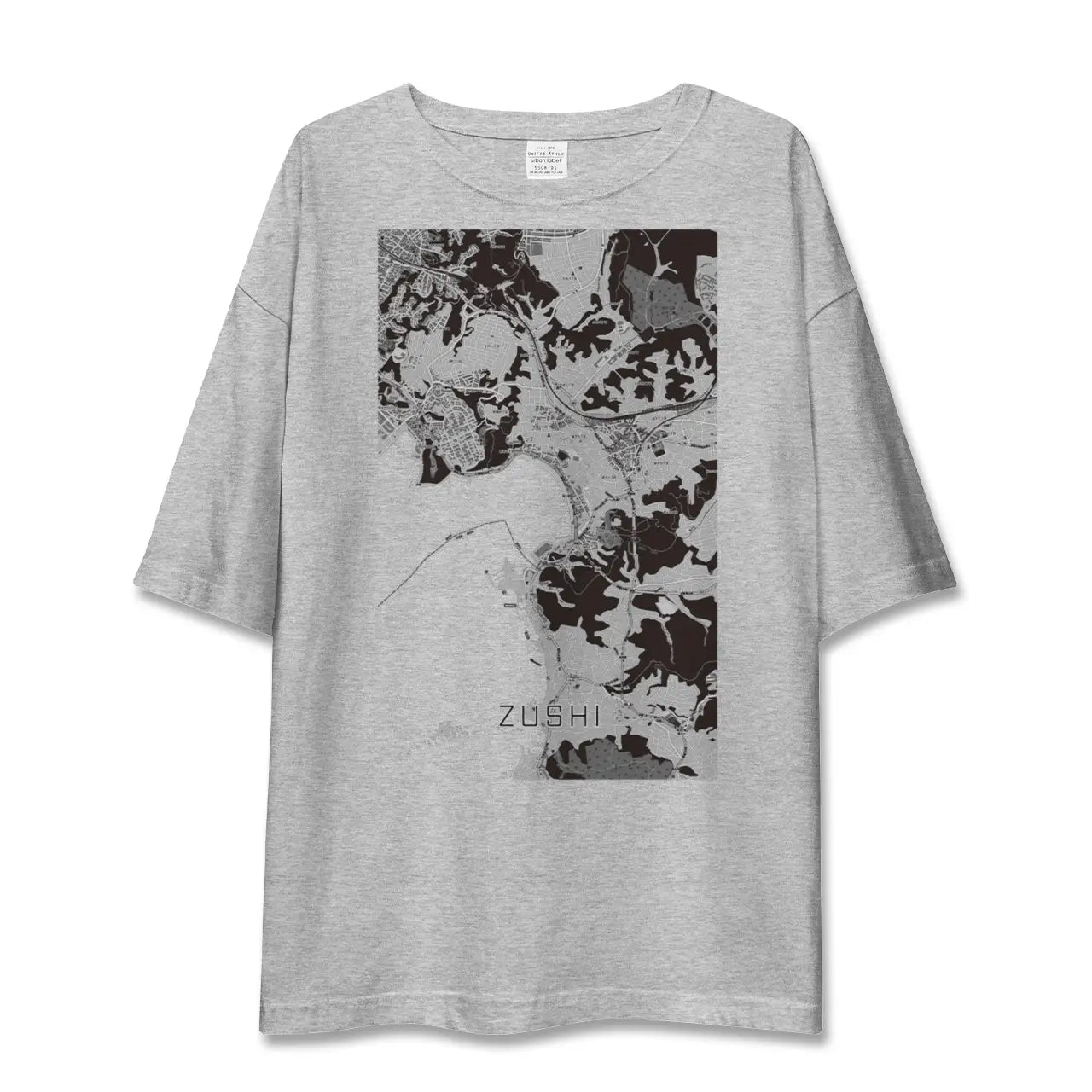 【逗子(神奈川県)】地図柄ビッグシルエットTシャツ