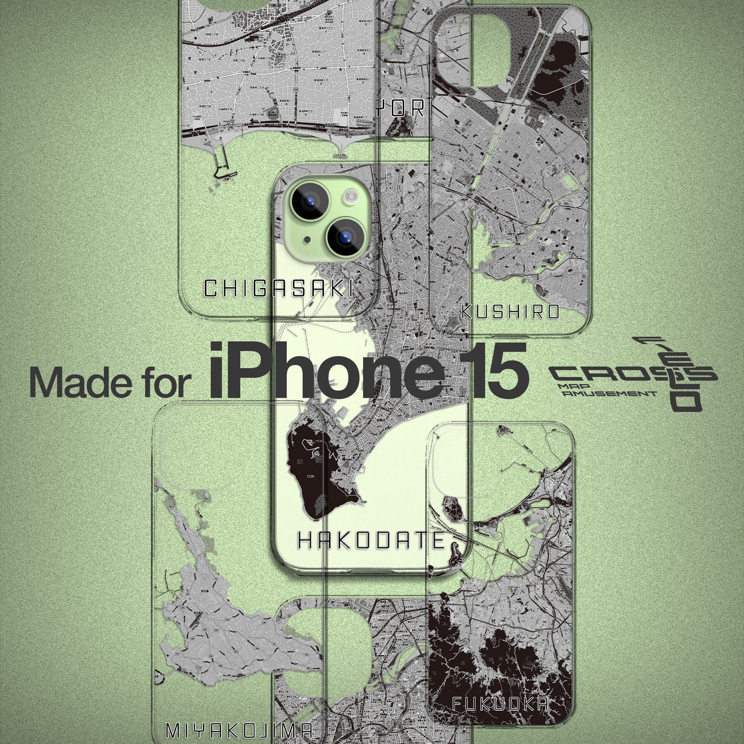 iPhone15 / 15Proシリーズ対応のクリアケースを発売