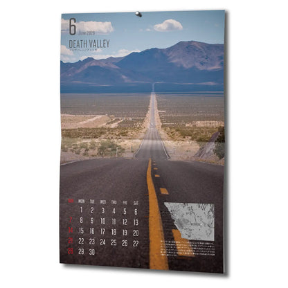 マップワールドカレンダー 2026 壁掛け用A3サイズ12ヶ月