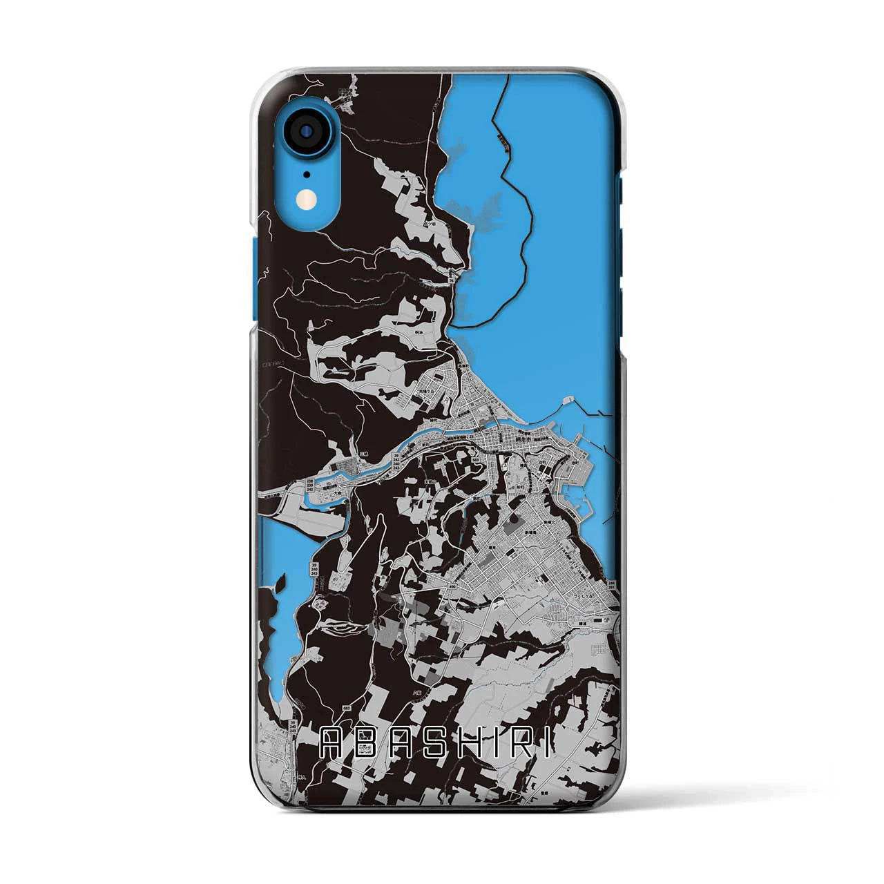 【網走（北海道）】地図柄iPhoneケース（クリアタイプ）