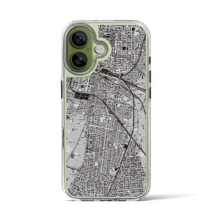 【阿倍野（大阪府）】地図柄iPhoneケース（MagSafeタイプ）