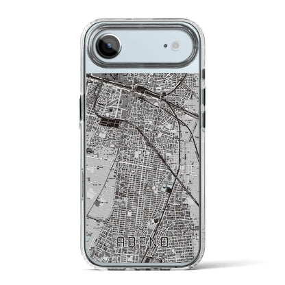 【阿倍野（大阪府）】地図柄iPhoneケース（MagSafeタイプ）