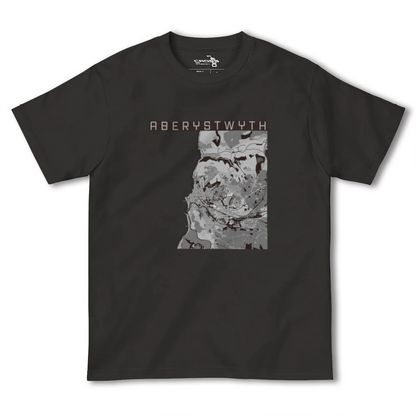 【アベリストウィス（イギリス）】地図柄ヘビーウェイトTシャツ