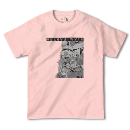 【アベリストウィス（イギリス）】地図柄ヘビーウェイトTシャツ