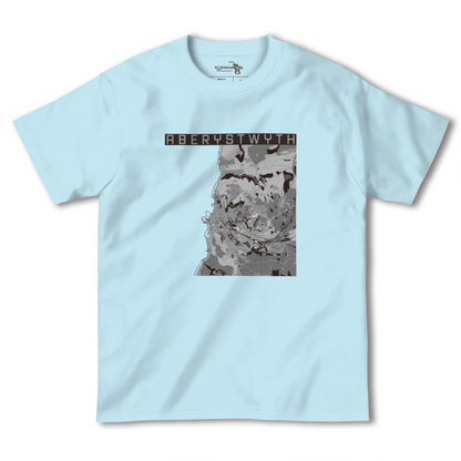 【アベリストウィス（イギリス）】地図柄ヘビーウェイトTシャツ