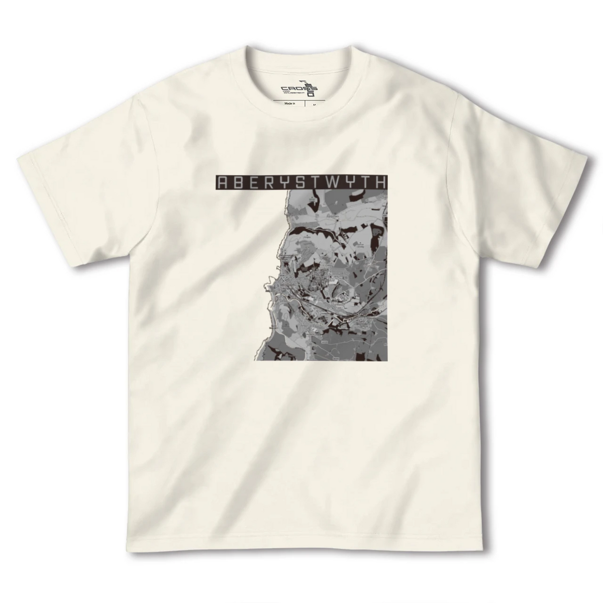 【アベリストウィス（イギリス）】地図柄ヘビーウェイトTシャツ