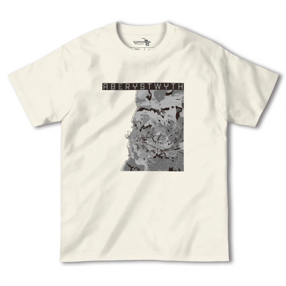 【アベリストウィス（イギリス）】地図柄ヘビーウェイトTシャツ