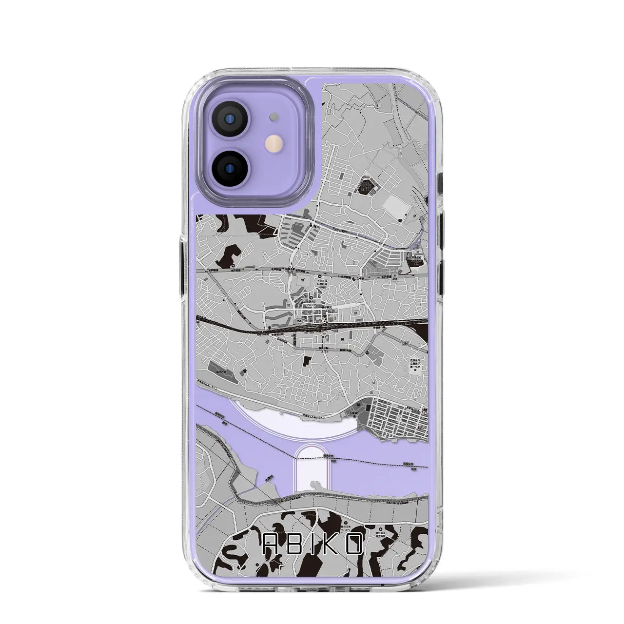 【我孫子（千葉県）】地図柄iPhoneケース（MagSafeタイプ）