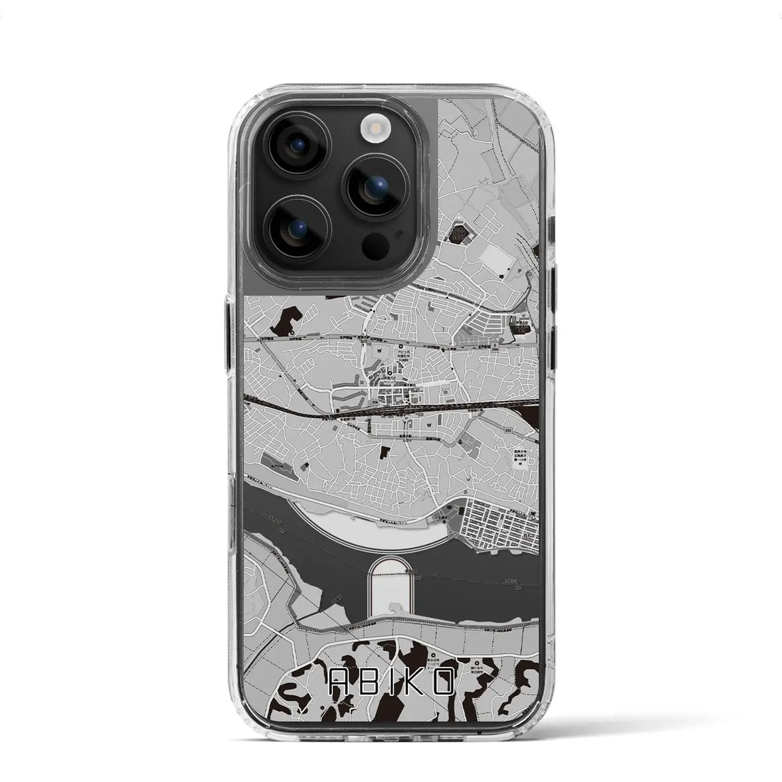 【我孫子（千葉県）】地図柄iPhoneケース（MagSafeタイプ）
