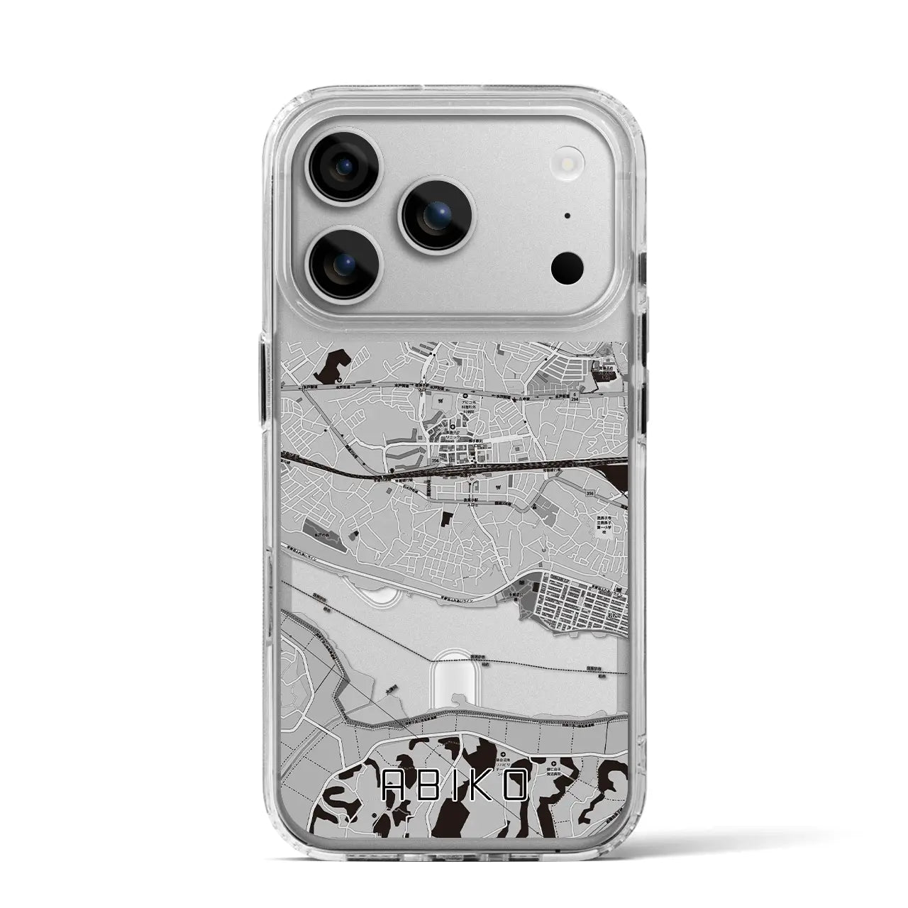 【我孫子（千葉県）】地図柄iPhoneケース（MagSafeタイプ）